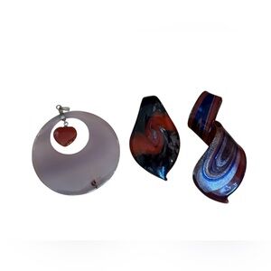 Lot‎ of 3 Bundle 3 piece Pendant Set